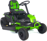 Greenworks Садовый минирайдер GreenWorks GC82LT107 аккумуляторный с 6 АКБ 5 А/ч и ЗУ двойное 3 шт (PRC, BL 82В, 107 см,