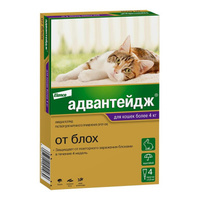 Адвантейдж 80 д/кош от 4 кг 1 пипетка