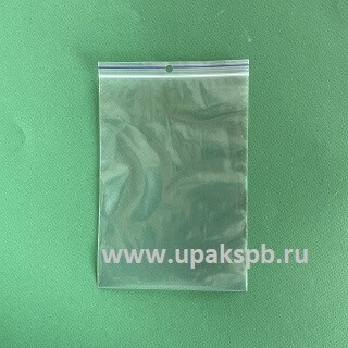 Пакет zip-lock 12х17 45 мкм Гриппер с европодвесом