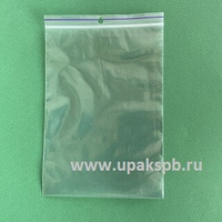 Пакет zip-lock 25х35 45 мкм Гриппер с европодвесом