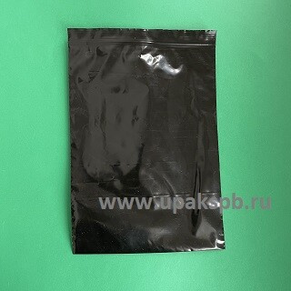 Пакет zip-lock 18х25 60 мкм Гриппер Черные