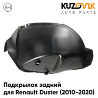 Подкрылок задний левый Renault Duster (2010-2020) (малый локер) KUZOVIK