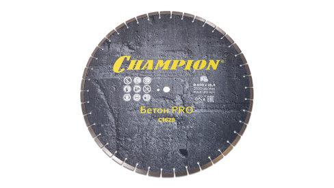 Диск алмазный CHAMPION бетон PRO 600/25,4/10/4 Concremax (13л/с бетон отвержд.,ж/б с наполн.сред.тв)