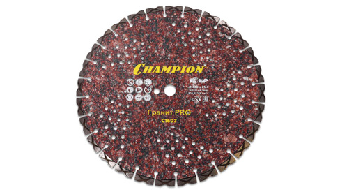 Диск алмазный CHAMPION гранит PRO 400/25,4/10 Laser Granite (твердые блоки, старый бетон)