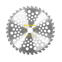 Нож с зубцами из твердого сплава Anti-kick 40/255/25,4 (SRM-330ES/SRM-350ES,4605)