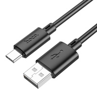 USB кабель шт.USB (A) - шт.Type-C "Hoco" X88 3А, 1м, черный