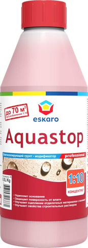 Грунт-концентрат Eskaro Aquastop PROF розовый 0,5л (20)