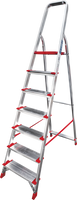 Стремянка алюминиевая односторонняя профессиональная Новая Высота NV 3117, 1х7 ступеней 130 мм