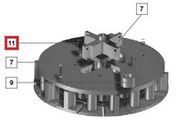 Упор 61900007 (#11) для машины Тестоделительно-округлительной т.м. WLBake серии VDR, мод. VDR SA 30