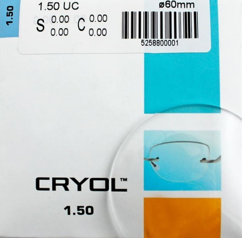 Очковая линза CRYOL 1.74 AS LentiMax HMC+ (лентикуляр от -15.0 до -17.0)