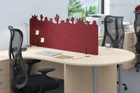 Акустические экраны Forest Office ECO Felt Малиновый сироп