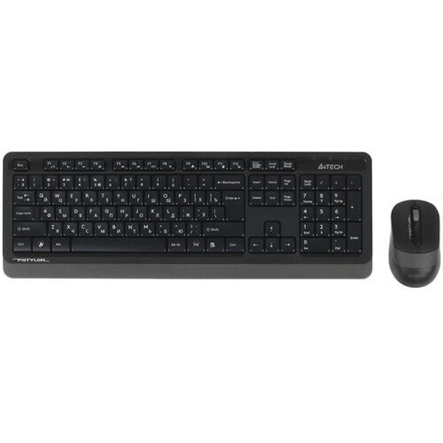 Клавиатура и мышь A4Tech FstylerFG1010Black/Grey