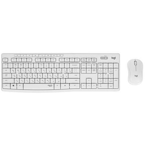 Клавиатура и мышь Logitech ComboMK295White