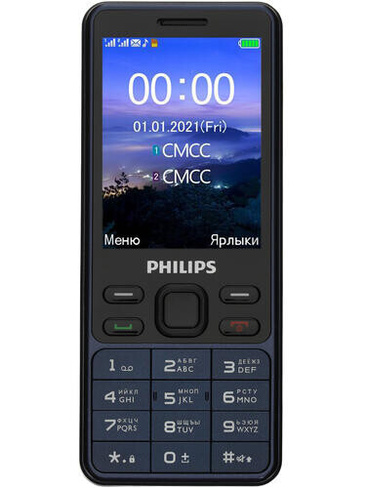 Сотовый телефон Philips E185Blue