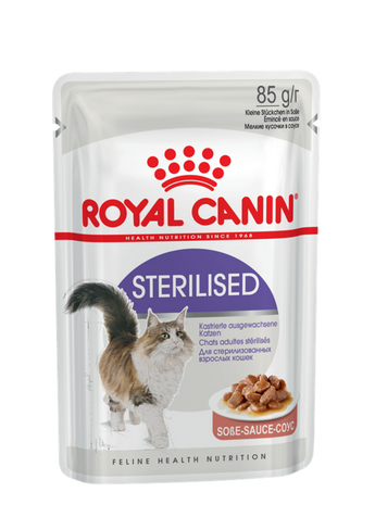 Влажный корм для кошек Royal Canin /Роял Канин Стерилайзд в соусе 85 г