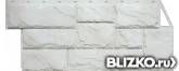Фасадные панели FineBer серии Камень крупный Мелованный белый