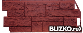 Фасадные панели FineBer серии Камень природный Красно-коричневый