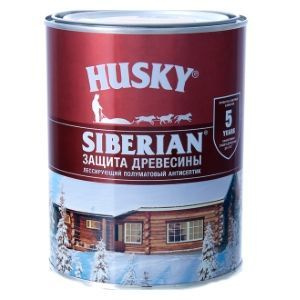 Антисептик HUSKY SIBERIAN полуматовый (0,9 л, белый)