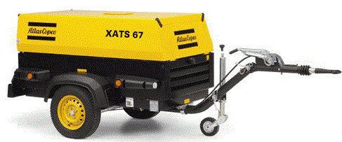 Компрессор дизельный Atlas Copco XATS 67 Dd