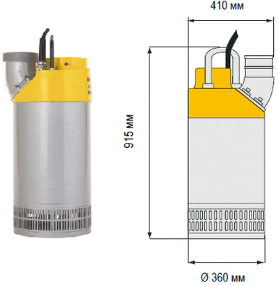 Насос погружной Atlas Copco WEDA70H