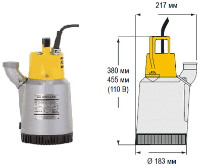 Насос погружной дренажный Atlas Copco WEDA10N