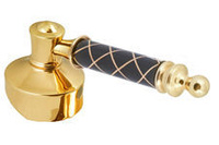 Ручка для смесителя Boheme Серия Vogue Murano в золоте черная