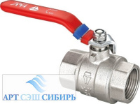 Кран шаровой латунный HLV серии Optima 1/2" вн/вн