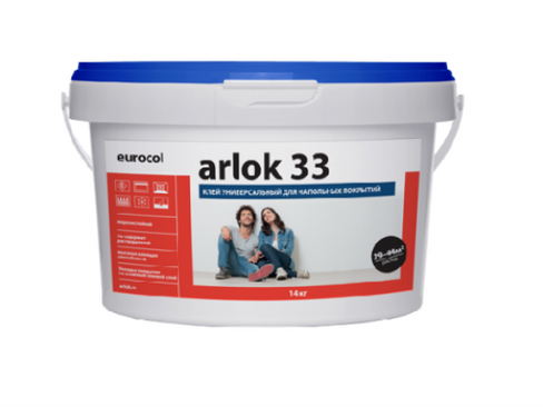 Клей Arlok 33 универсальный для напольных покрытий 3кг