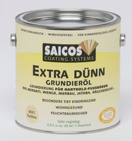 Грунтовка на основе масла для твердых и экзотических пород дерева "Saicos Extra Dunn Grundierol" 2,5