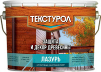 Текстурол Лазурь - краска для дерева - 10 л, бесцветный