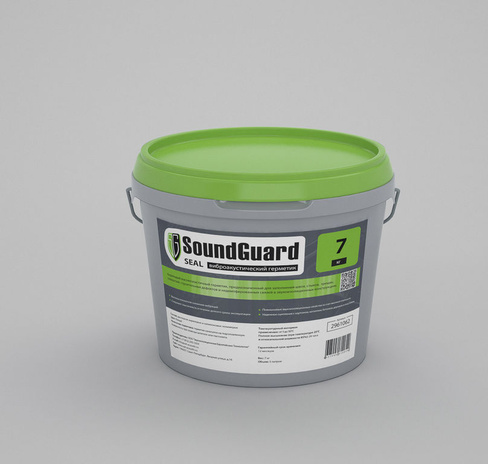 Виброакустический герметик SoundGuard Seal, ведро 5л (7кг)