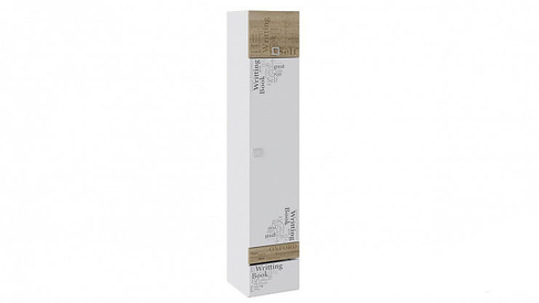 Шкаф для белья «Оксфорд» ТД-139.07.21 (Ривьера/Белый с рисунком)