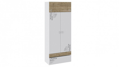 Шкаф для одежды «Оксфорд» ТД-139.07.22 (Ривьера/Белый с рисунком )