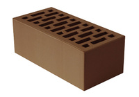 Кирпич облицовочный (лицевой) полуторный цвет шоколад (коричневый) М-150 Новомосковский КЗ