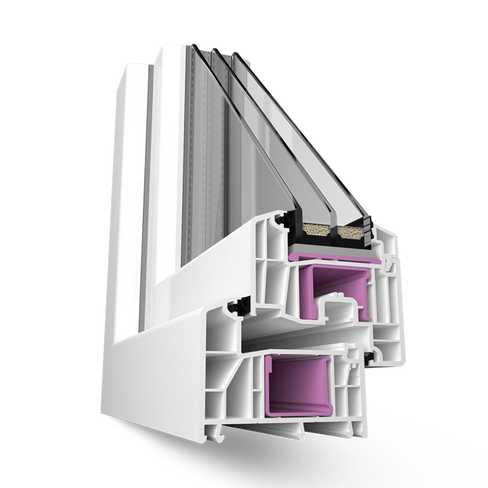 Пластиковое окно, профиль Rehau Intelio 86 мм