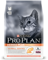 Сухой корм 1.5 кг Pro Plan Derma Plus для взрослых кошек с чувств. кожей