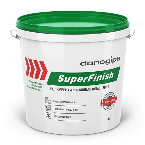 ШПАТЛЕВКА DANOGIPS SuperFinish 5кг /3л/ SHEETROCK