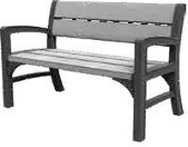 Скамейка Montero (WLF)Double seat bench 115x74,5x18,3