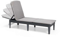 Шезлонг Jaipur Sun lounger (with cushion) 187,5 x 58,2 x 29 графит