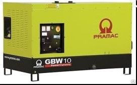 Дизельный генератор Pramac GBW 10 P в кожухе