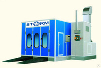 Окрасочно-сушильная камера Storm XIA2 (полностью решетчатый пол, две турбин