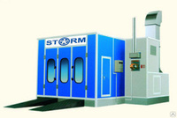 Окрасочно-сушильная камера Storm XIA3 (полностью решетчатый пол, две турбин