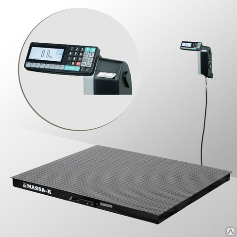 Весы платформенные 4D-PM-2-500-RL с печатью этикеток