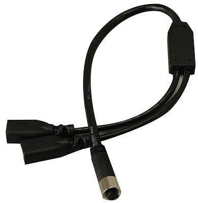 Кабель USB, 24AWG, 4pin female X2, разъем М12, 30см CB-M12USB02
