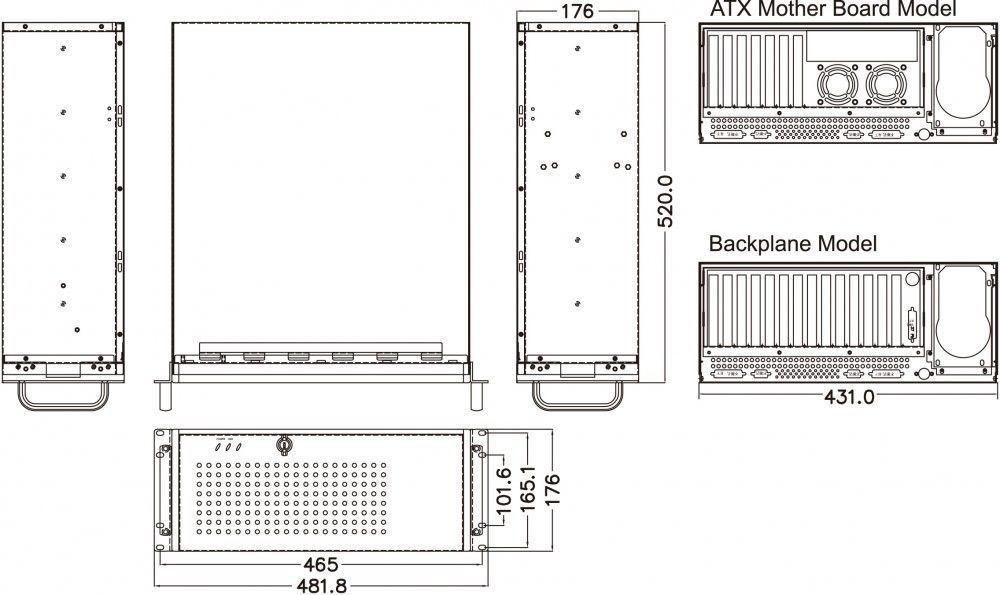 Размеры корпусов для пк. Rack 1350gb. Корпус серверный 4u чертеж. Чертеж корпуса ATX NZXT. Форм фактор АТХ размер корпуса.