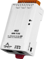 Сервер RS-232 в Ethernet с возможностью питания по PoE 3-портовый