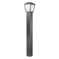 Уличный светильник 110 см Odeon TAKO 4051/1F E27 100W темно-серый/мат бел