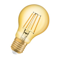 Лампа Vintage 1906 LED CL A55 Edison FIL GOLD 6,5W/824 E27 105x60 мм Osram