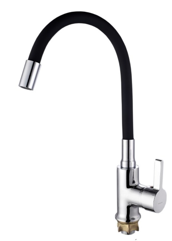 Смеситель для кухни с гибким гнущимся силиконовым изливом VIKO V-4024 ...