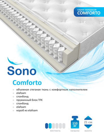 Ортопедический матрас "SONO" Comforto 160*200